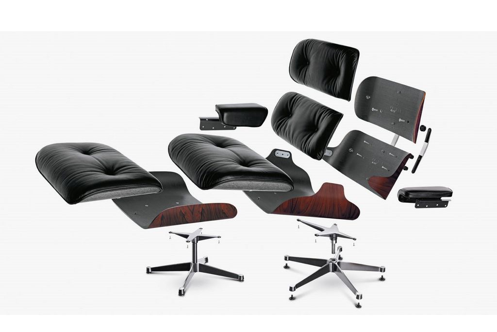 Poltrona Vitra Lounge Chair & Ottoman