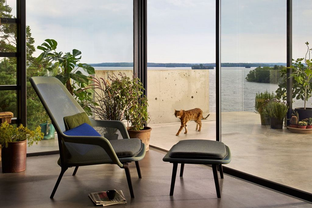 Poltrona Vitra Slow Chair & Ottoman