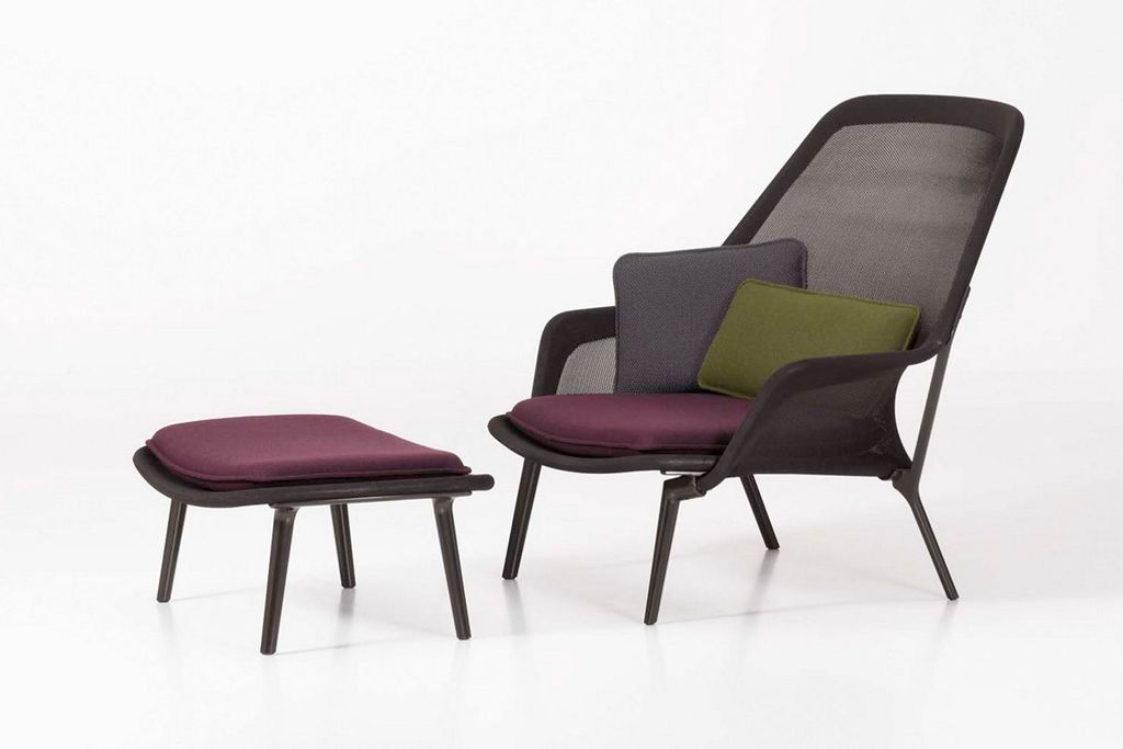 Poltrona Vitra Slow Chair & Ottoman