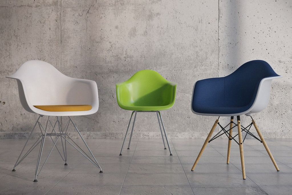 Sedia Vitra Eames Plastic Armchair